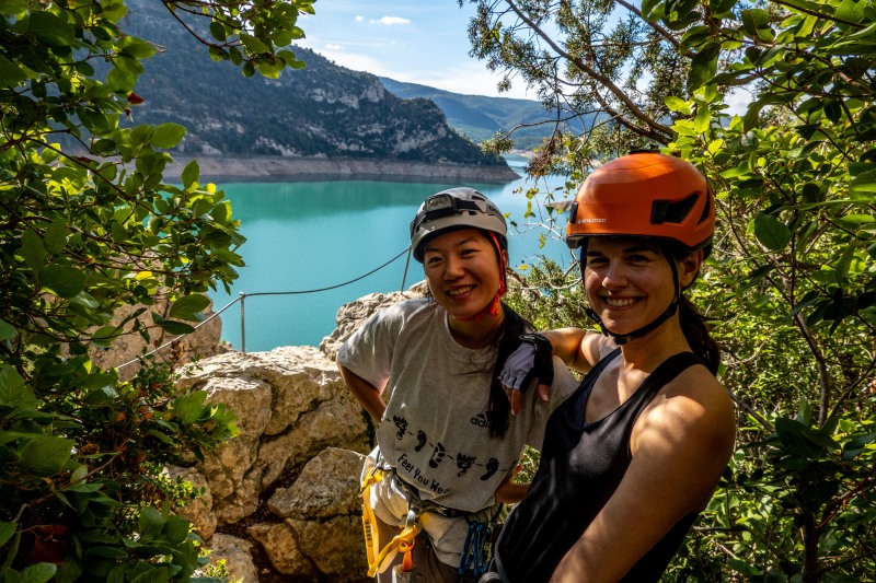 Mei and Anaïs (Ferrata Adventures Ager Oct 2025)