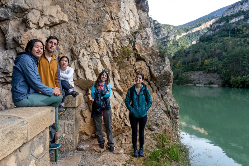 Next to the lake (Ferrata Adventures Ager Oct 2025)