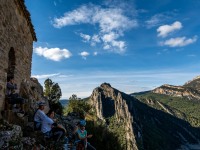 At the chapel (Ferrata Adventures Ager Oct 2025)
