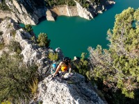 Steep ascent (Ferrata Adventures Ager Oct 2025)