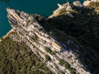 View of the ridge from above (Ferrata Adventures Ager Oct 2025)