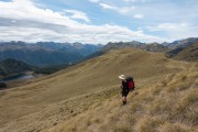Craig on the ridge (Fiordland Dec 2020)