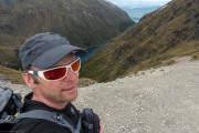 Cris on the ridge (Fiordland Dec 2020)
