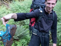 Buried shoe (Fiordland Dec 2020)