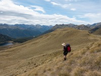 Craig on the ridge (Fiordland Dec 2020)