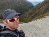 Cris on the ridge (Fiordland Dec 2020)