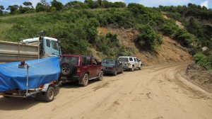 Convoy waiting to leave Ligar Bay (Ligar Bay)