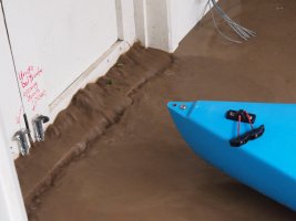 Water coming into the garage (Ligar Bay)