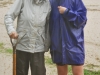 Mum and Gina in flood water (Ligar Bay)