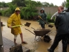Shoveling mud (Ligar Bay)