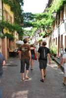 Kiwis in the Altstadt (Freiburg, Germany)