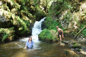 Leaving the waterfall (Freiburg, Germany)