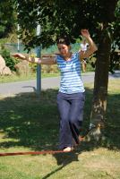 Maria walking slack-line 2 (Freiburg, Germany)