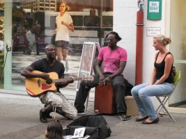 Street performers (Freiburg, Germany)