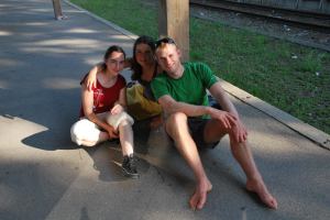 Waiting for the train (Freiburg, Germany)