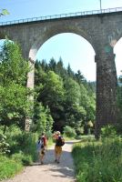 Walking under the bridge (Freiburg, Germany)