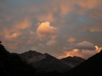 Sunset at Greenstone Hut (Greenstone-Caples Jan 2021)
