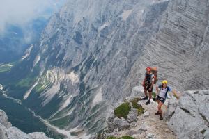 A long way down below (Triglav Nat. Park, Slovenia)