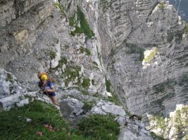 A long way down (Triglav Nat. Park, Slovenia)