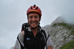 Chris grinning (Triglav Nat. Park, Slovenia)