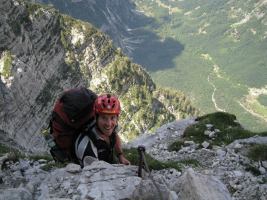 Chris looking happy (Triglav Nat. Park, Slovenia)