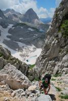 Climbing 2 (Triglav NP, Slovenia)