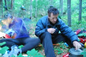 Cooking dinner (Triglav Nat. Park, Slovenia)