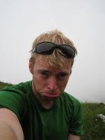 Cris is tired out (Triglav Nat. Park, Slovenia)