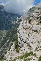Cris on cliffs (Triglav Nat. Park, Slovenia)