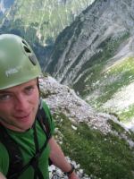 Cris on route (Triglav Nat. Park, Slovenia)