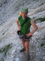 Cris smiling (Triglav Nat. Park, Slovenia)