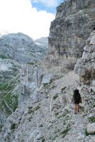 Cris traversing 2 (Triglav Nat. Park, Slovenia)