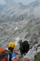 Descending in mist 2 (Triglav Nat. Park, Slovenia)
