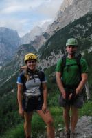 Em and Cris posing (Triglav Nat. Park, Slovenia)
