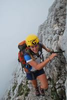 Em and misty drop (Triglav Nat. Park, Slovenia)