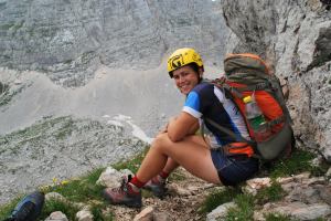 Em grinning (Triglav Nat. Park, Slovenia)