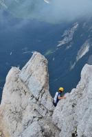 Em on ridge (Triglav Nat. Park, Slovenia)