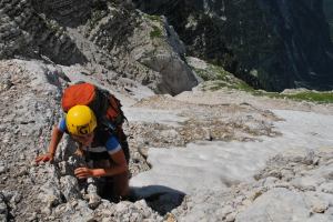 Em on route (Triglav Nat. Park, Slovenia)