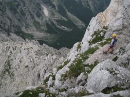 Em with biv below (Triglav Nat. Park, Slovenia)