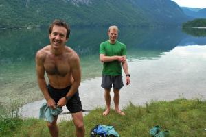 Going swimming (Triglav Nat. Park, Slovenia)