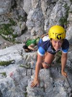 Grinning grivel (Triglav Nat. Park, Slovenia)