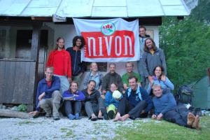 People at biv 2 (Triglav Nat. Park, Slovenia)