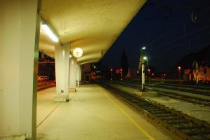 Waiting for the train 2 (Jesenice, Slovenia)