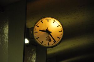 Waiting for the train (Jesenice, Slovenia)