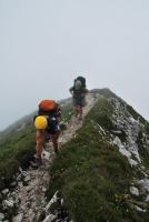 Walking through the mist (Triglav Nat. Park, Slovenia)