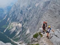 A long way down below (Triglav Nat. Park, Slovenia)