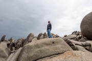 Ari on a rock (Holidays in Sardinia May 2023)