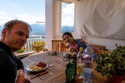 Cris and Ari having lunch (Holidays in Sardinia May 2023)