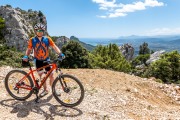 Cris and mountain bike (Holidays in Sardinia May 2023)