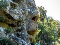 Ari is watched from behind (Holidays in Sardinia May 2023)